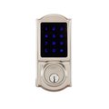 Copper Creek Heritage Single Cylinder Smart Electronic Deadbolt, Satin Stainless DBZH3410SS